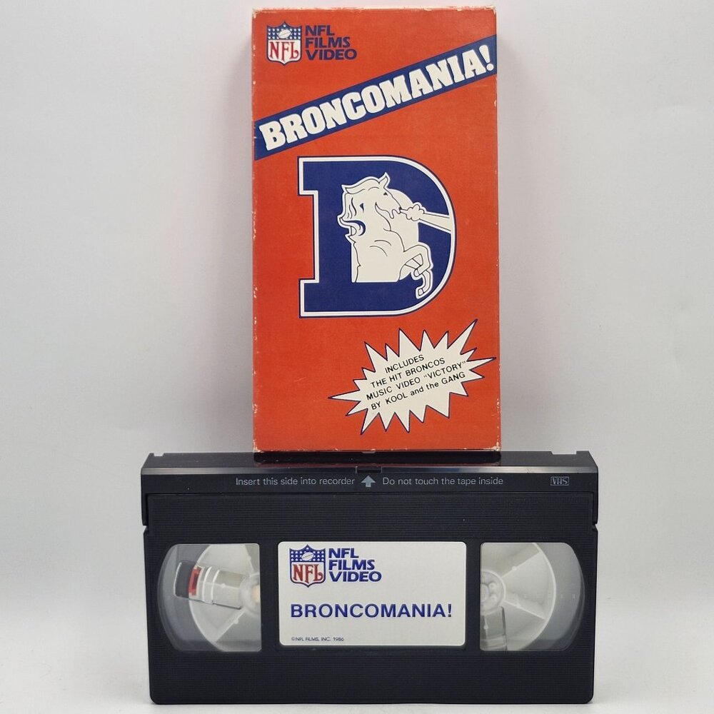 Broncomania VHS Video 1986 Denver Broncos NFL Films Victory Kool & The Gang
